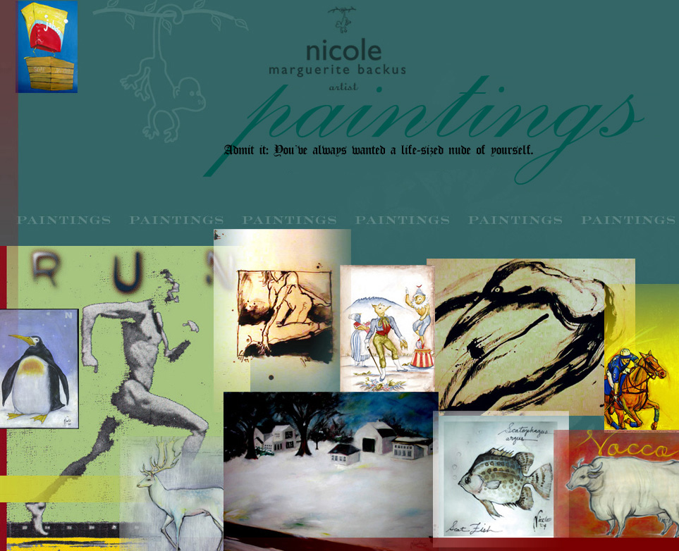 Nicole M. Backus, paintings